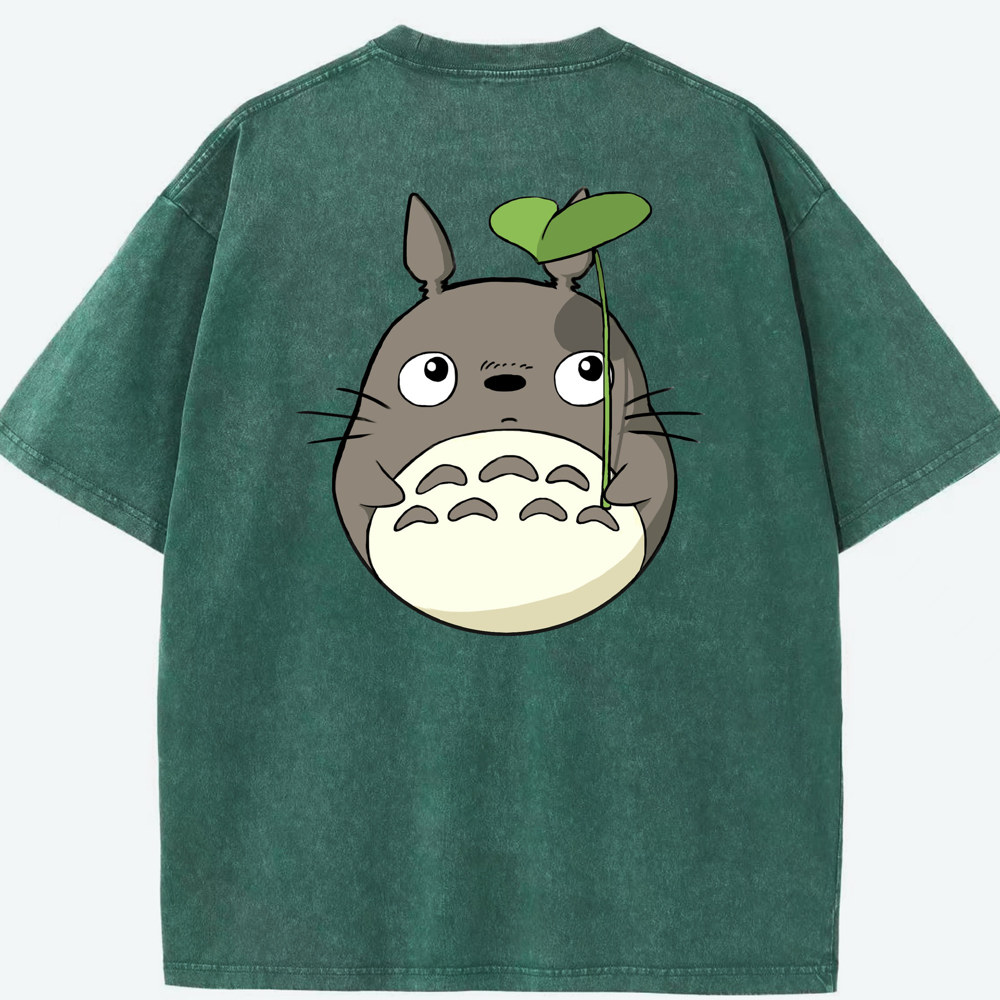（画像用） となりのトトロ 草壁メイ 草壁サツキ My Neighbor Totoro Satsuki Kusakabe Mei Kusakabe 綿100% ヴィンテージ風 半袖Tシャツ（背面プリント）